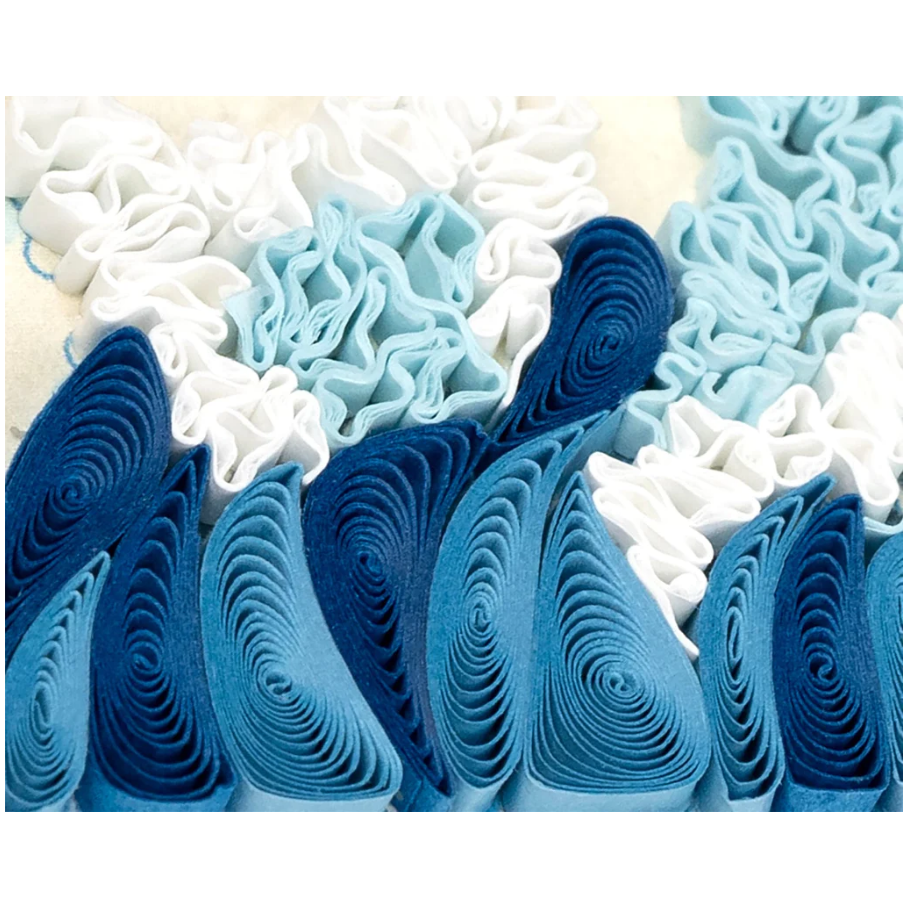 The Great Wave off Kanagawa, Hokusai Quilling Card
