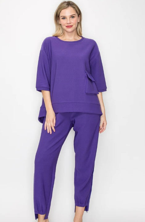 Joh Katie Knit Crepe Pants (3 Colors) (33071K)