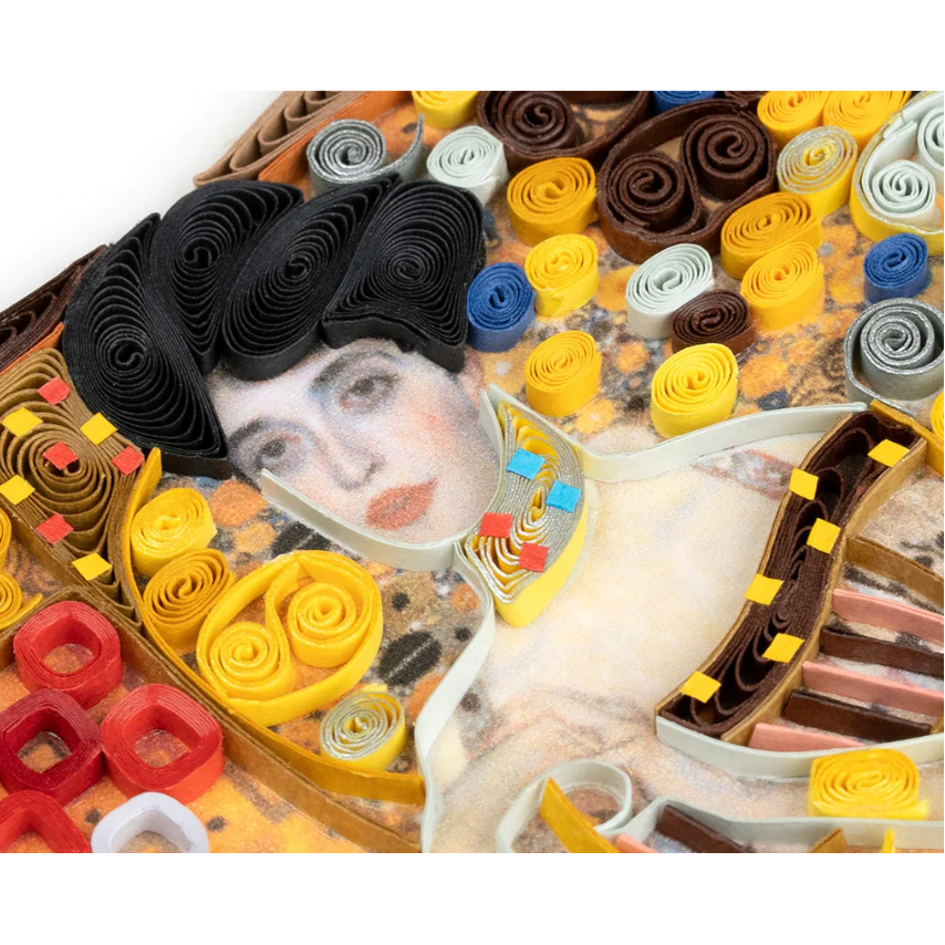 The Lady in Gold Quilling Card