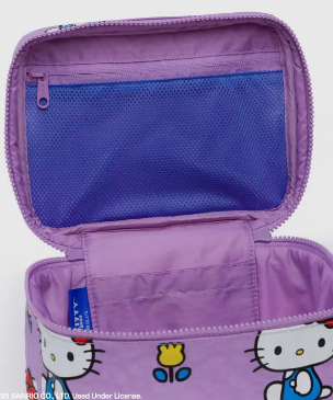 Baggu Large Cosmetic Case - Hello Kitty Pink