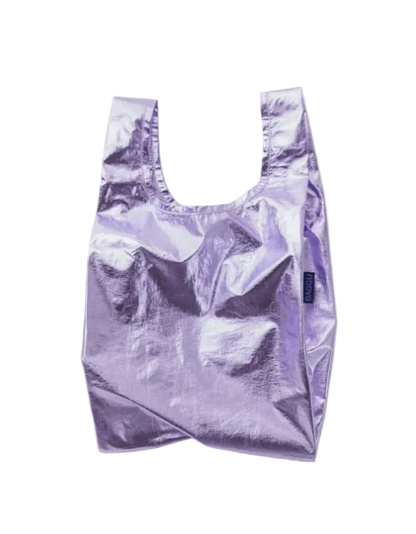 Baggu Baby Reusable Bag - Lavender Metallic