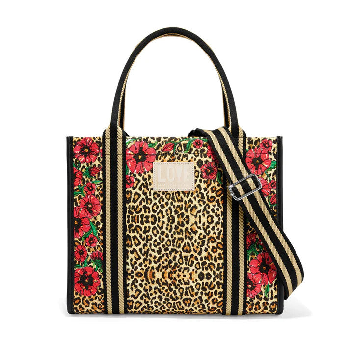 Brighton Leopard Dynasty Canvas Carry All  (H10814)
