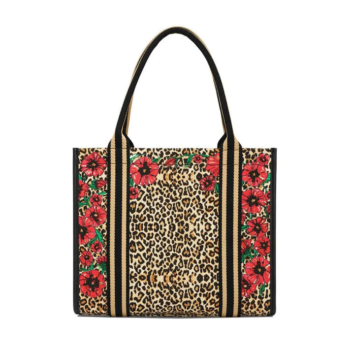 Brighton Leopard Dynasty Canvas Carry All  (H10814)