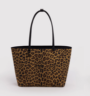 Baggu Large Nylon Reversible Tote - Leopard Mix