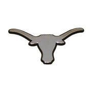 Longhorn Logo Car Emblem (Silver and Black)