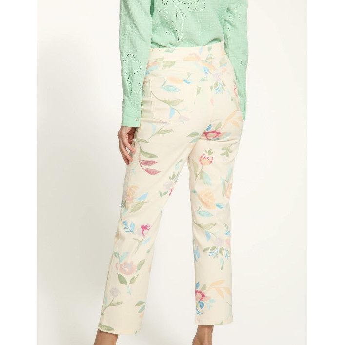 FDJ French Dressing Libby Print Pull-On Straight Leg Crop Pant