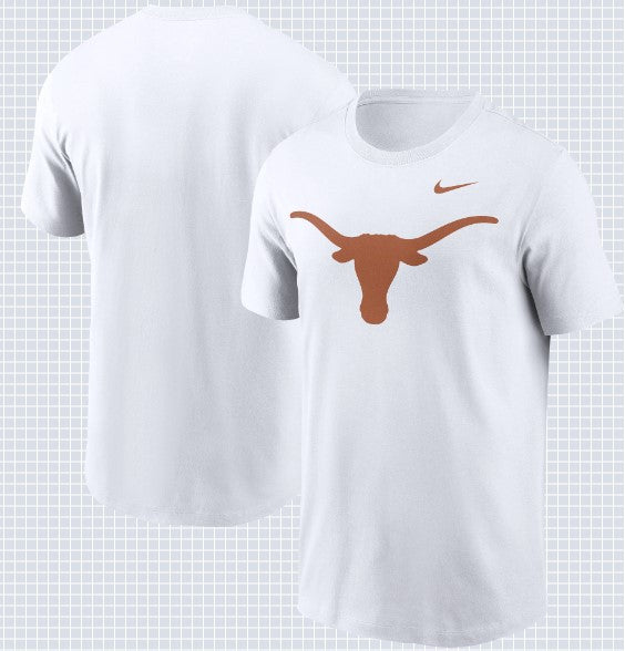 Texas Longhorn Nike Mens' Dri-Fit Single Logo Tee (2 Colors)