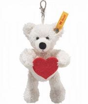 Steiff Lotte Teddy Bear with Heart Keyring