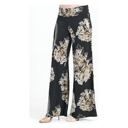Clara Sun Woo Textured Mum Blossom Palazzo Pant