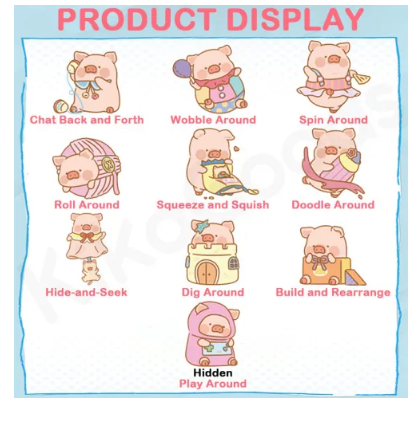 TNTSPACE x LuLu the Piggy Come Play Series Plush Pendent Blind Box