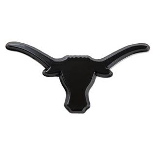 Longhorn Black Auto Vehicle Medallion (LHVBLACK)