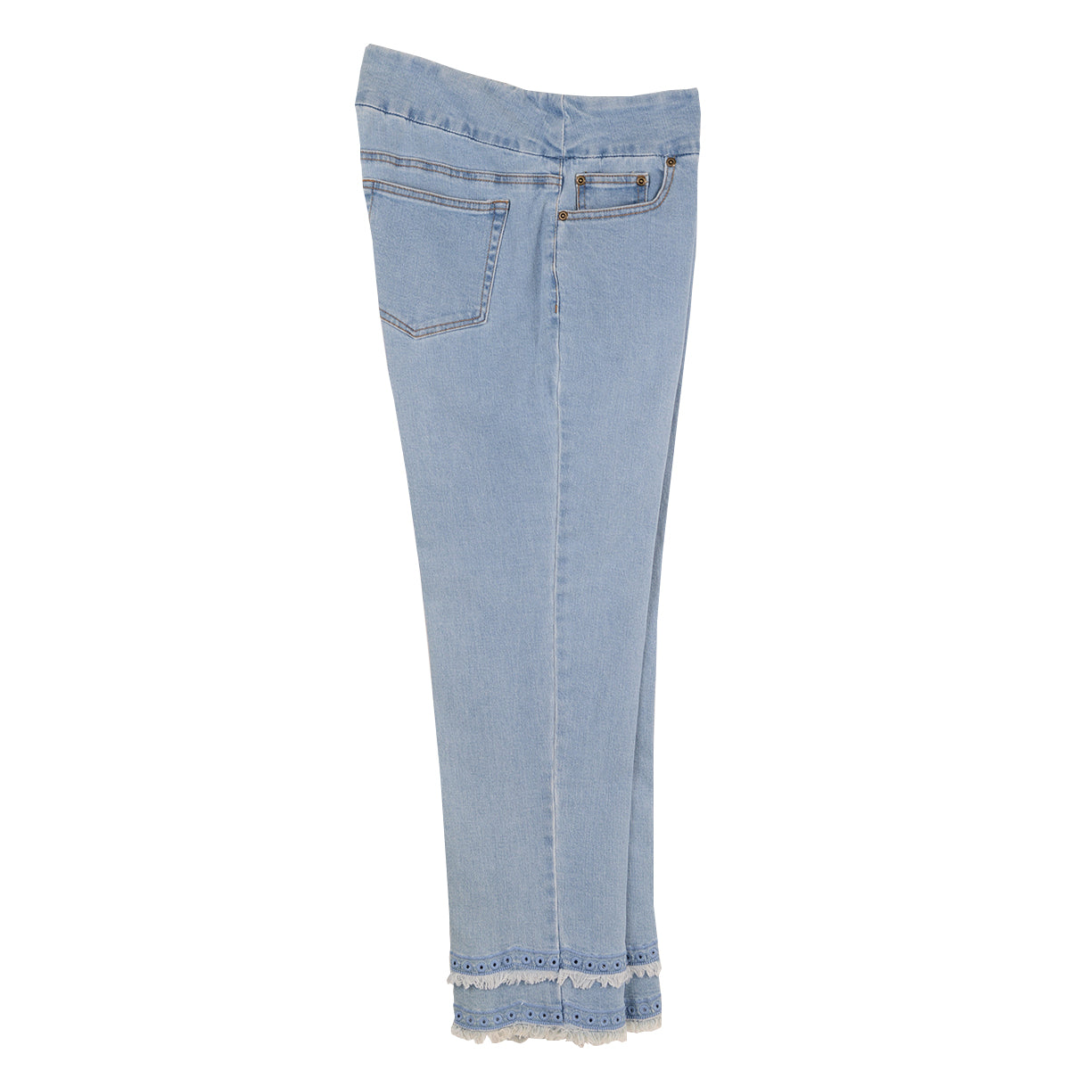 Slimsation Pull-On Wide Band Ankle Jeans (3 Colors)(M14705PM)