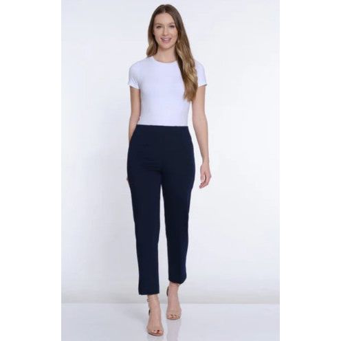 Slimsation Petite No Waist Ankle Pant (Midnight Navy)