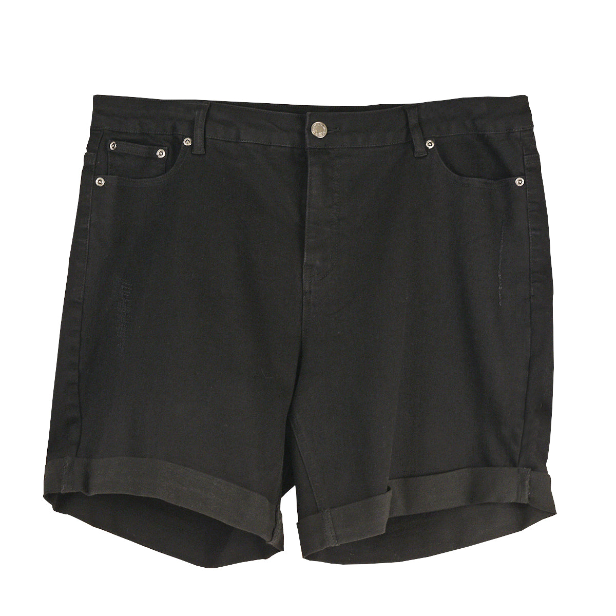 Slimsation Boyfriend 5 Pocket Roll Cuff Shorts (4 Colors) (M22702WM)