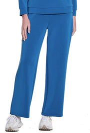 Multiples Wide Band Pull On Wide Leg Ankle Pants (4 Colors)