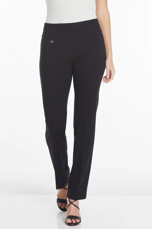 Slimsation Pull-On Wide Band Easy-Y Fit Relaxed Pant (2 Colors)