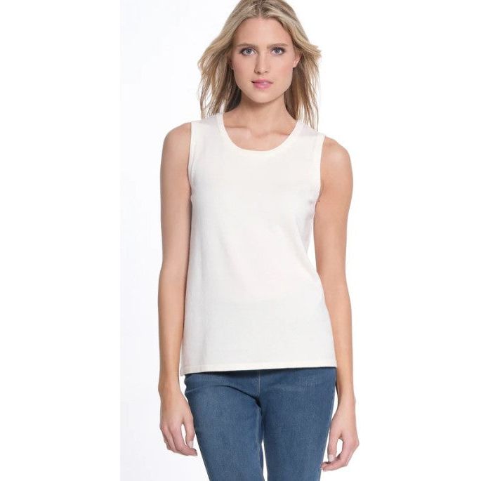 Multiples Jewel Neck Tank Sweater (4 Colors)