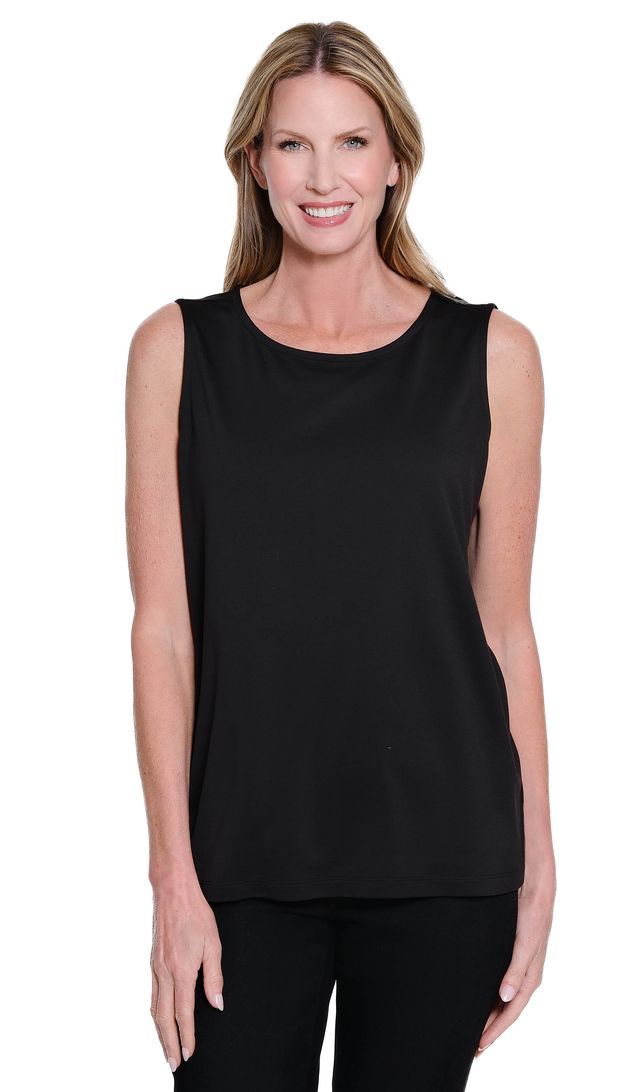 Multiples Petite High Neck Tank Top (5 Colors)