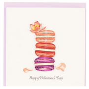 Quilling Card Valentine Day Macaroons (LV240)