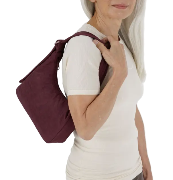 Baggu Mini Nylon Shoulder Bag - Mahogany