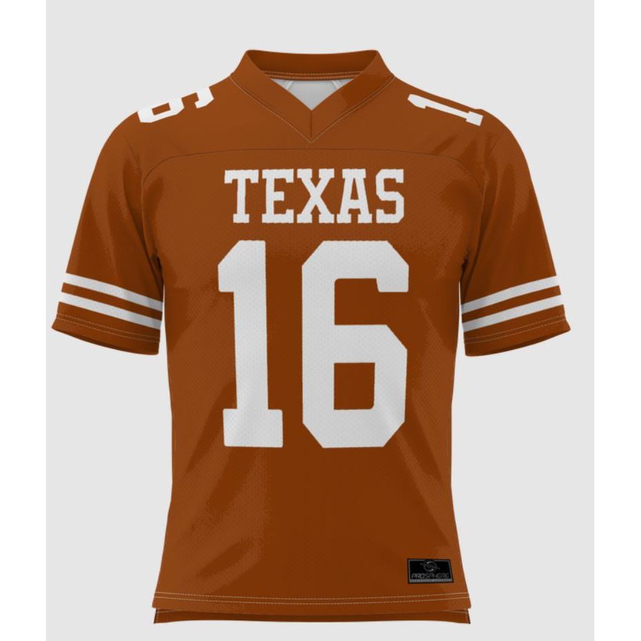 Texas Longhorn NIL Manning 16 Jersey (S0662-16)
