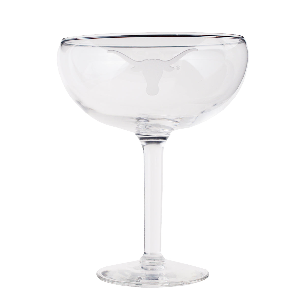 Texas Longhorn 16.75oz Etched Cosmo Glass (GGECSM)