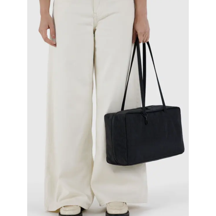 Baggu Medium Nylon Bowler Bag - Black