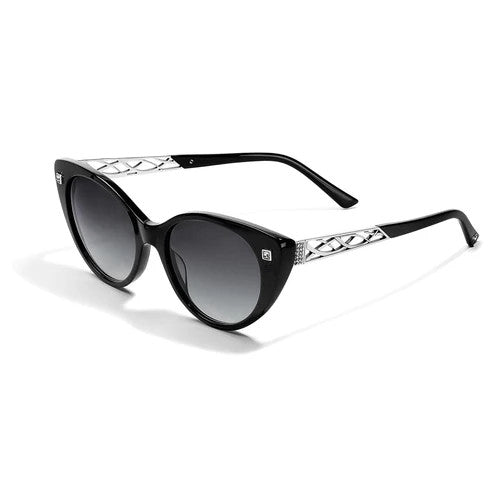 Brighton Meridian Zenith Sunglasses (BLK/SLV)