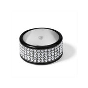Brighton Meridian Black Ring (J61371) SLV/BLK