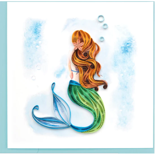 Mermaid Quilling Card (BL1368)