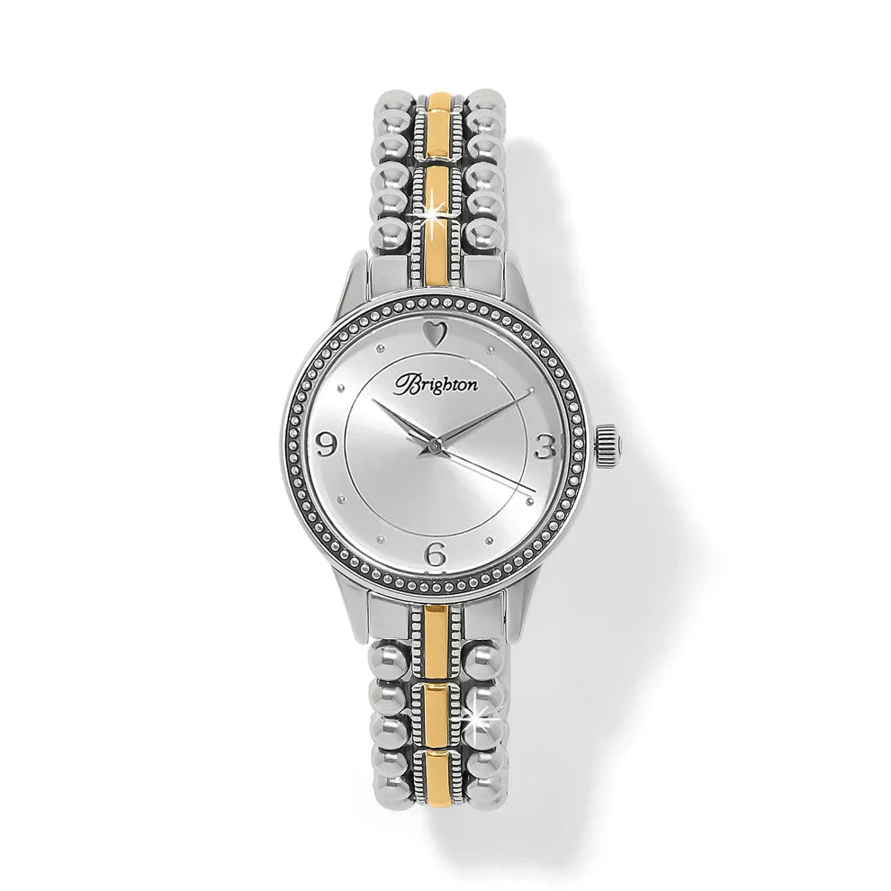 Brighton Mexico City Two Tone Watch (W41302)(Silver)