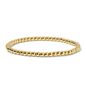 My Fun Colors Fashion Fortunes Round Bead Gold Bracelet Small (3mm) (3000G)