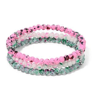 My Fun Colors Tye-Die Mini Crystals Set Of 3 Kids Bracelet (KC101)(Multi)