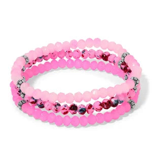 My Fun Colors Cotton Candy Mini Crystal Kids Bracelet Set (3pcs) (KC102)(Multi)