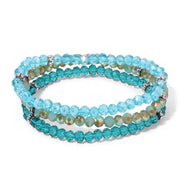 My Fun Colors Mermaid  Mini Crystal Kids Bracelet Set (3pcs) (KC106)(Multi)
