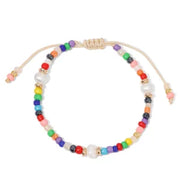 My Fun Colors Multicolor w/Pearl Accents Corded and Colorful Kids Bracelet (KD114)