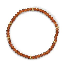 My Fun Colors Mini Crystal Stretch Bracelet (MC1102G)(Root beer Gold)