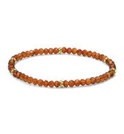 My Fun Colors Mini Crystal Stretch Bracelet (MC1102G)(Root beer Gold)
