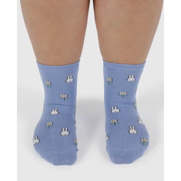 Baggu Crew Sock - Miffy Blue