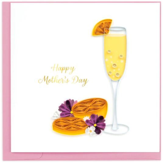 Mother's Day Mimosa Quilling Card (SO752)