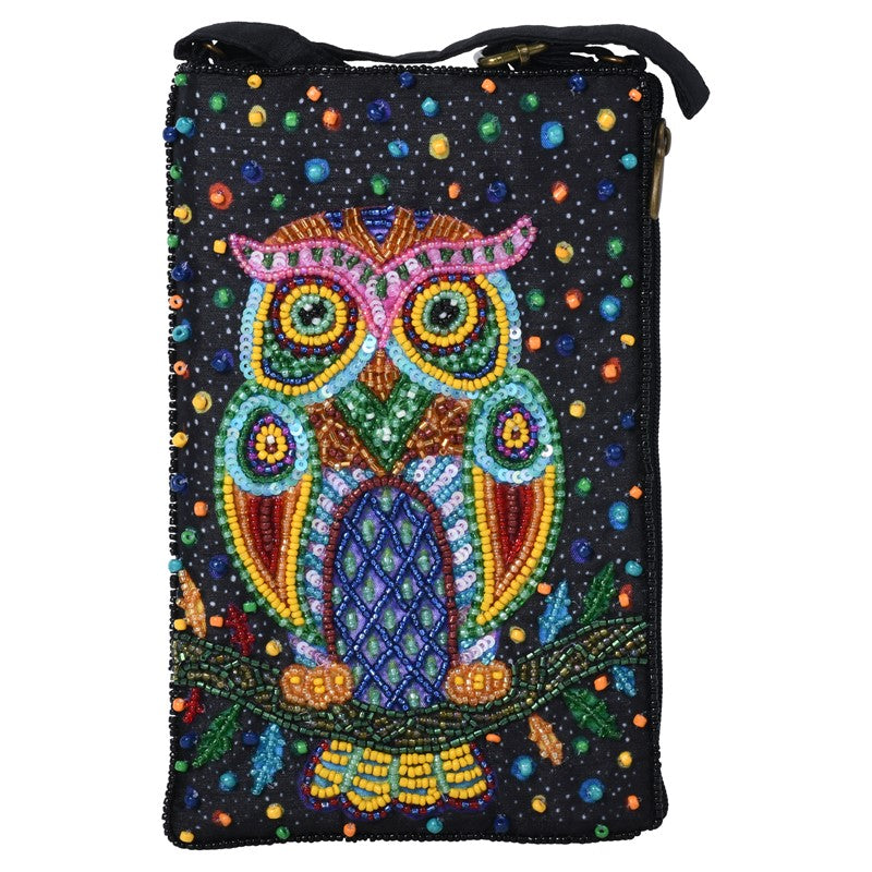 Hand Beaded Hoot Owl Club Bag (SHB838)