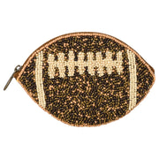 Hand Beaded Football Pouch (SHCP053)
