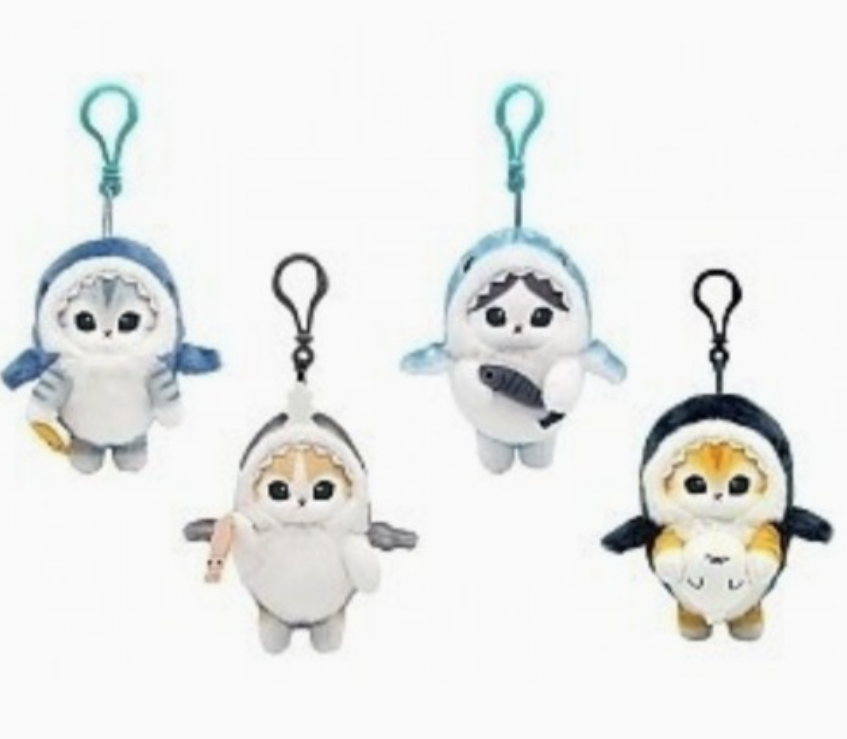 Mofusand Shark Costume Bag Charm (Chosen at Random)