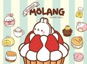 Molang Cafe Dessert-Themed Random Figurine Toy Box