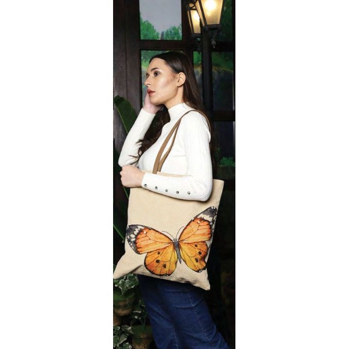 Cott N Curls Monarch Butterfly Book Bag