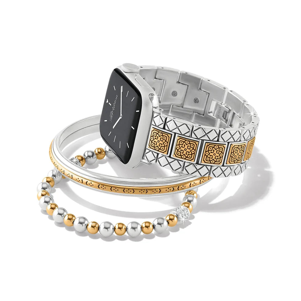 Brighton Mosaic Two Tone Watch Band (W30602)