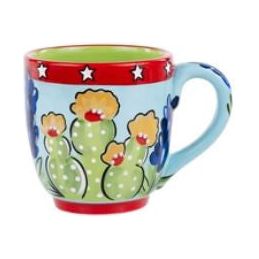Glory Haus Texas Wildflower Cactus Ceramic Mug (27163701)