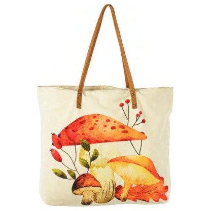 Cott N Curls Mushroom Tote
