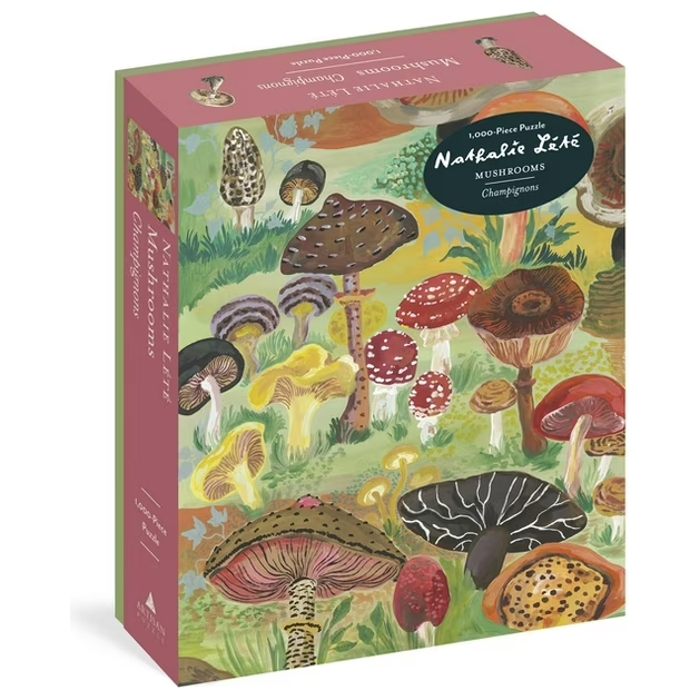 Artisan Puzzle: Nathalie Lété: Mushrooms 1,000-Piece Puzzle