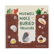 Jellycat Muswell Mole and the Buried Treasure Book